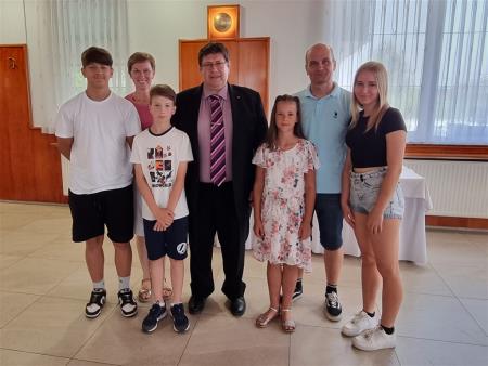 Župan sprejel najboljše učenke in učence Osnovne šole Tišina 1